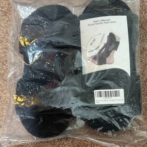 Men's Black Plantar Fasciitis Night Splint